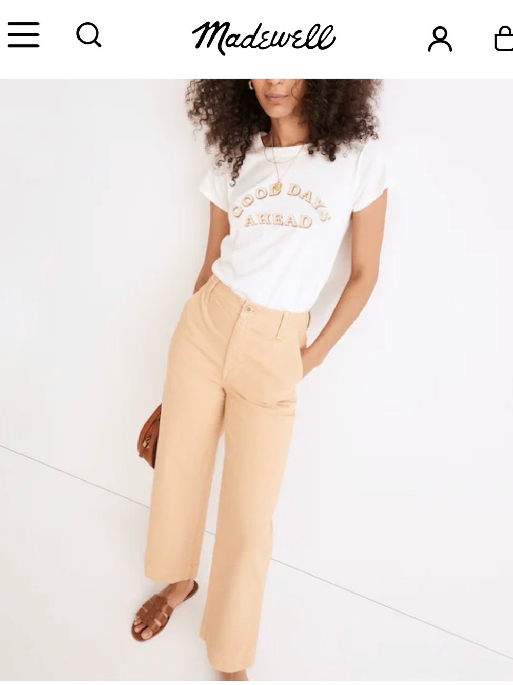Women’s Madewell The Harlow Wide-Leg Pants 26 - NWT